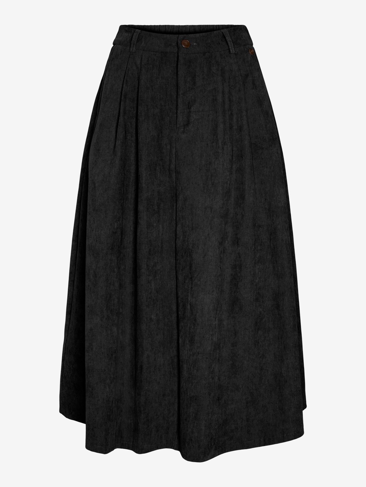 Vero Moda VMVIENNA Korkea vyötärö samettihame -Black - 10326951