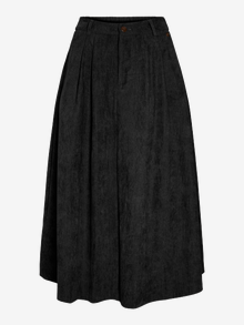 Vero Moda VMVIENNA Korkea vyötärö samettihame -Black - 10326951