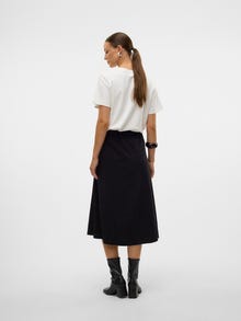 Vero Moda VMVIENNA Korkea vyötärö samettihame -Black - 10326951