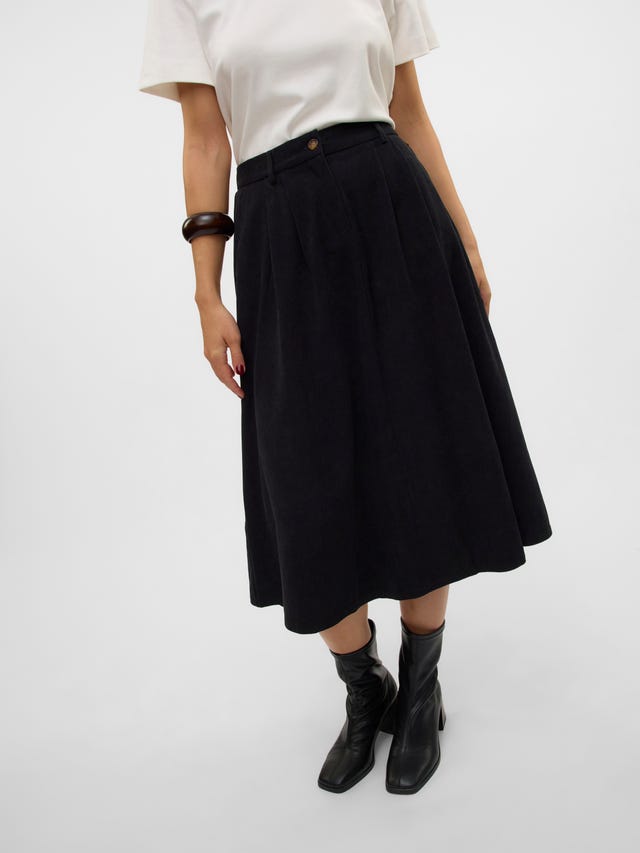 Vero Moda VMVIENNA Korkea vyötärö samettihame - 10326951