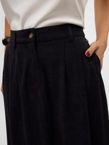 Vero Moda VMVIENNA Korkea vyötärö samettihame -Black - 10326951