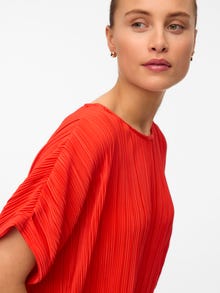 Vero Moda VMAURORA T-shirt -Fiery Red - 10327037