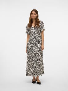 Vero Moda VMBALI Long dress -Cloud Dancer - 10327057