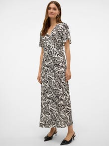 Vero Moda VMBALI Long dress -Cloud Dancer - 10327057