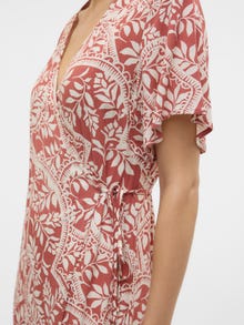 Vero Moda VMBALI Long dress -Marsala - 10327057