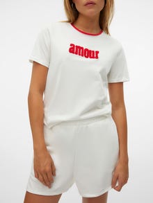 Vero Moda VMCLARASOFIE T-Shirt -Snow White - 10327085