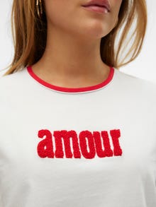 Vero Moda VMCLARASOFIE T-Shirt -Snow White - 10327085