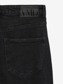Vero Moda VMTESSA Taille haute Wide Leg Fit Jeans -Dark Grey Denim - 10327087