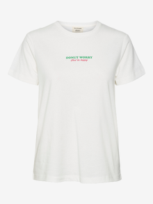 Vero Moda SNPAULA Top -Snow White - 10327113