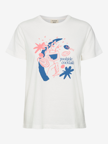 Vero Moda SNPAULA Top -Snow White - 10327113