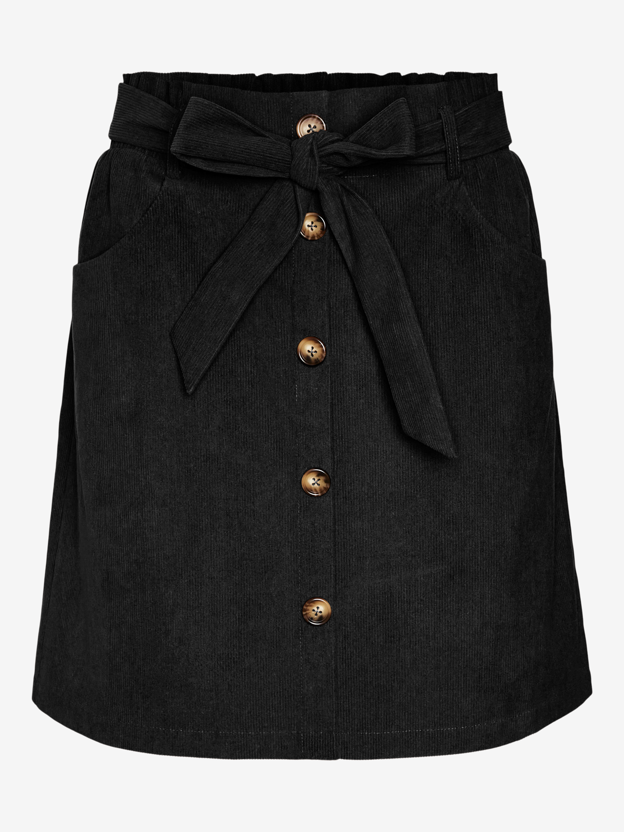 Vero Moda VMCVILJA Visok pas Kratka krila -Black - 10327118