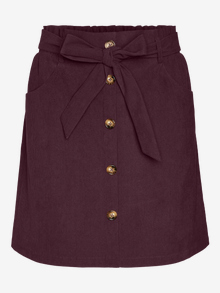 Vero Moda VMCVILJA High waist Short Skirt -Winetasting - 10327118
