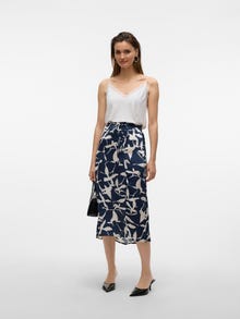 Vero Moda VMBOFI Mid waist Long Skirt -Navy Blazer - 10327123