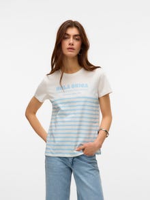 Vero Moda VMSONI T-Shirt -Snow White - 10327138