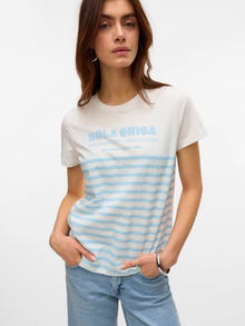 Vero Moda VMSONI T-Shirt -Snow White - 10327138