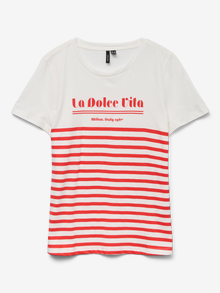 Vero Moda VMSONI T-Shirt -Snow White - 10327138