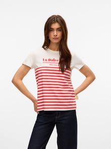 Vero Moda VMSONI T-Shirt -Snow White - 10327138