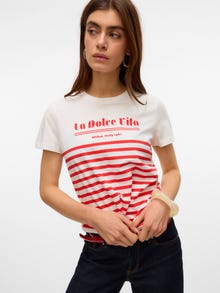 Vero Moda VMSONI T-Shirt -Snow White - 10327138