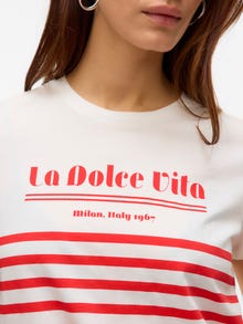 Vero Moda VMSONI T-Shirt -Snow White - 10327138