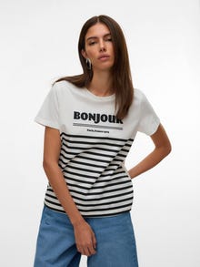 Vero Moda VMSONI T-Shirt -Snow White - 10327138