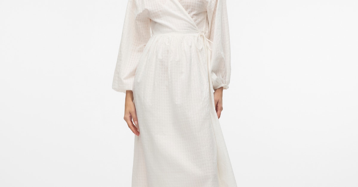 VMGUNILLA Long dress | White Clear | Vero Moda®