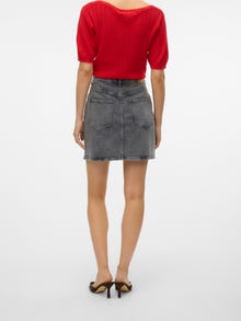 Vero Moda VMTESS Mid waist Short skirt -Medium Grey Denim - 10327215