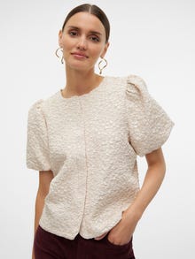 Vero Moda VMMERLE Top -Pumice Stone - 10327364