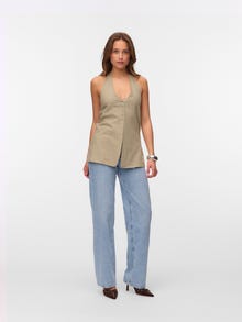 Vero Moda VMNETHE Top -Seagrass - 10327379