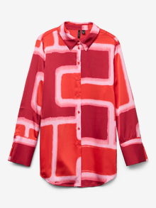 Vero Moda VMREBA Shirt -Fiery Red - 10327385