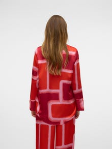 Vero Moda VMREBA Shirt -Fiery Red - 10327385