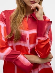 Vero Moda VMREBA Shirt -Fiery Red - 10327385