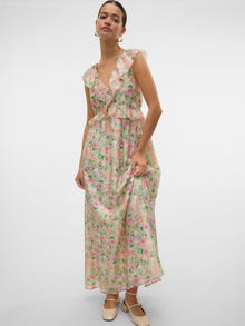 Vero Moda VMOSANA Long dress -Apricot - 10327393
