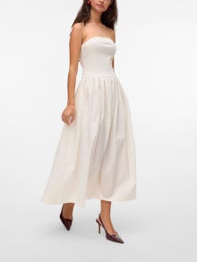 Vero Moda VMANE Long dress -Cloud Dancer - 10327409