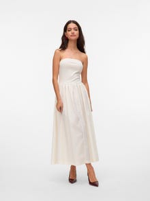Vero Moda VMANE Langes Kleid -Cloud Dancer - 10327409