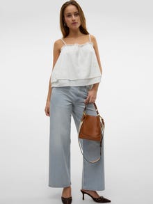 Vero Moda VMVERONICA Top -Snow White - 10327501