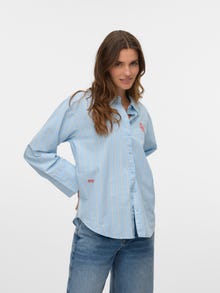 Vero Moda VMCHARLOTTE Shirt -Airy Blue - 10327538