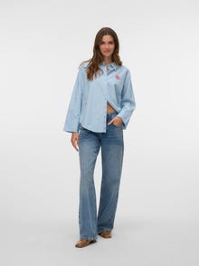 Vero Moda VMCHARLOTTE Shirt -Airy Blue - 10327538
