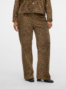 Vero Moda VMCTESSA Korkea vyötärö Wide leg fit Farkut -Silver Mink - 10327582