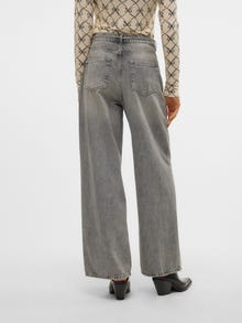 Vero Moda VMWIEN Talle medio Corte wide leg Vaqueros -Light Grey Denim - 10327601