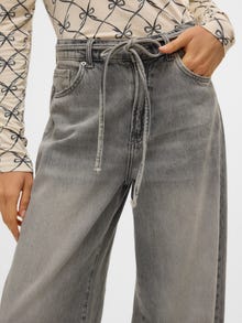 Vero Moda VMWIEN Talle medio Corte wide leg Vaqueros -Light Grey Denim - 10327601