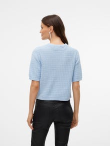 Vero Moda VMHARPER Sweter -Cashmere Blue - 10327603