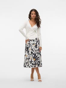 Vero Moda VMRITA High waist Midi-rok -Bright White - 10327607