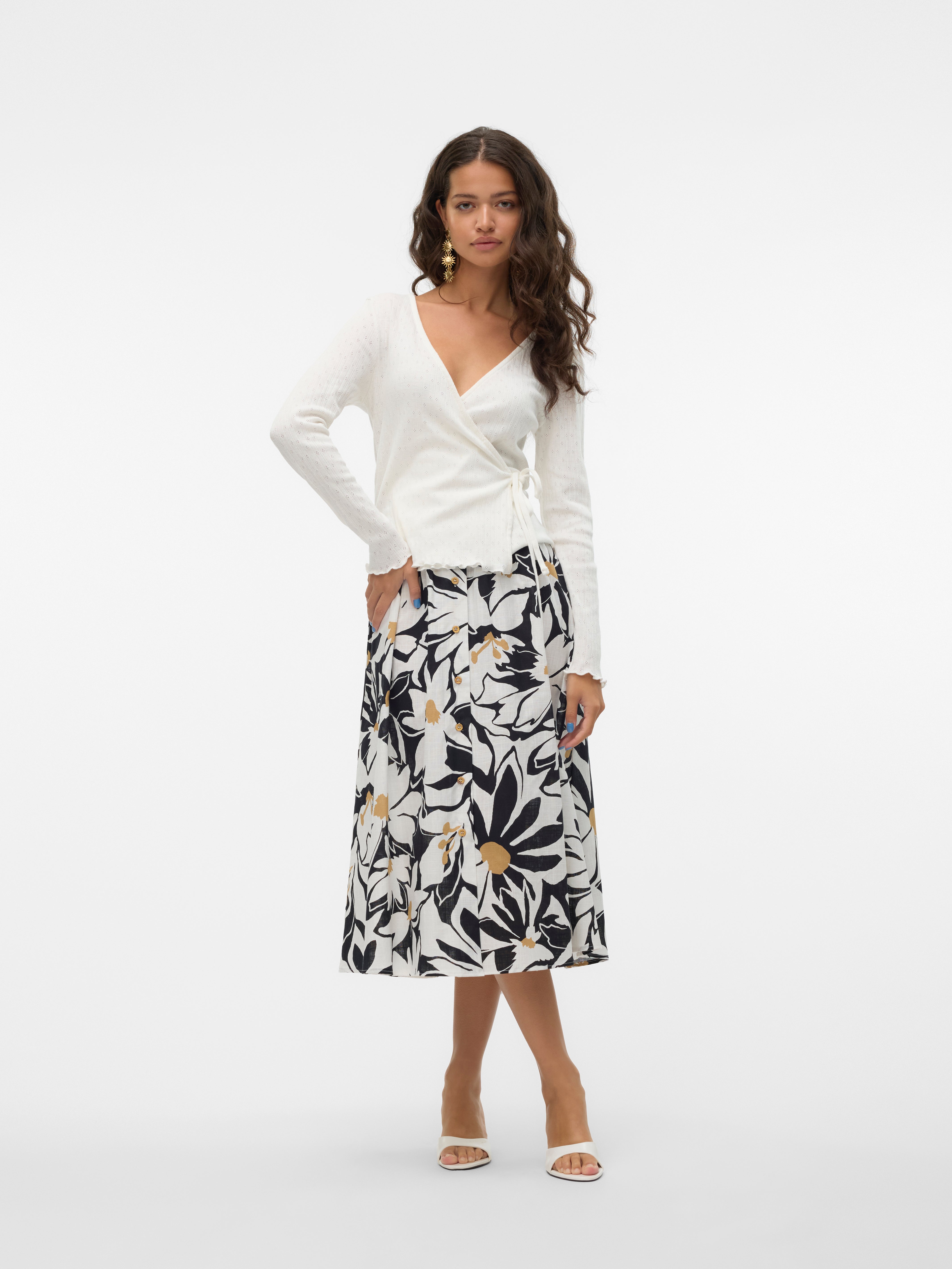 VMRITA High waist Midi skirt