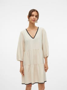 Vero Moda VMIRINA Kort kjole -Birch - 10327609