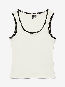 Vero Moda VMVIOLINE Tank-Top -Star White - 10327630