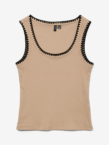 Vero Moda VMVIOLINE Tank-Top -Silver Mink - 10327630