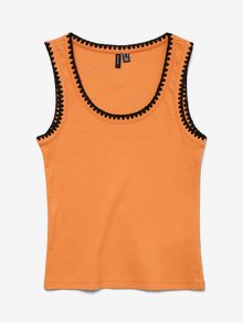 Vero Moda VMVIOLINE Tanktop -Golden Ochre - 10327630