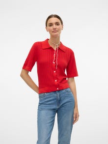 Vero Moda VMLUXLIGHT Trøje -High Risk Red - 10327637