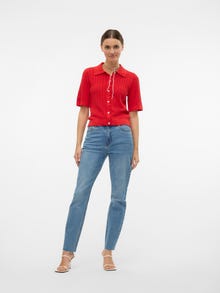 Vero Moda VMLUXLIGHT Pullover -High Risk Red - 10327637