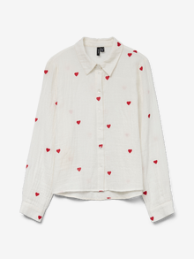 Vero Moda VMKIMMI Hemd -Bright White - 10327645